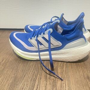 adidas Ultraboost Light Running Sneakers - Royal Blue & White